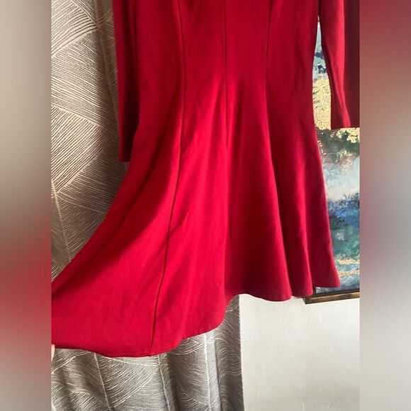 Philipp Plein Women Mini RED Dress  Size S  Bow Black - Picture 8 of 16